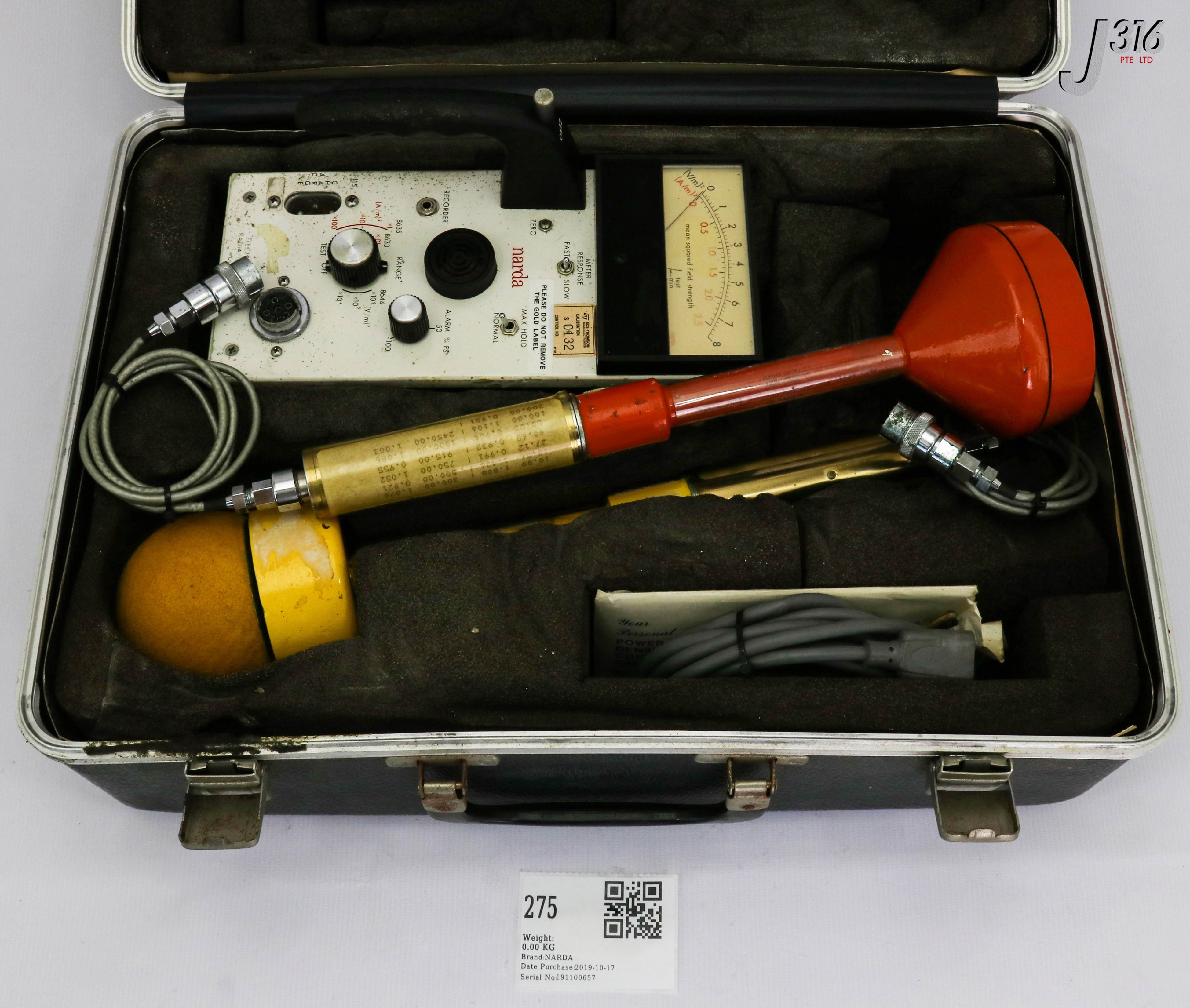 275 NARDA BROADBAND ISOTROPIC RADIATION MONITOR MODEL 8619 8619 | eBay